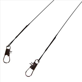 60x Fishing Trace Lure Leader Stainless Steel Wire Spinner Fish Swivel 15/23/30