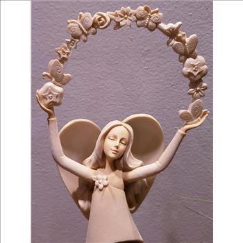 VTG Foundations  by Enesco Birthday Angel Figurine 2008