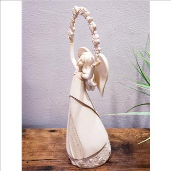 VTG Foundations  by Enesco Birthday Angel Figurine 2008