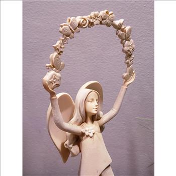 VTG Foundations  by Enesco Birthday Angel Figurine 2008