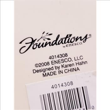 VTG Foundations  by Enesco Birthday Angel Figurine 2008