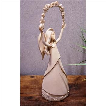 VTG Foundations  by Enesco Birthday Angel Figurine 2008