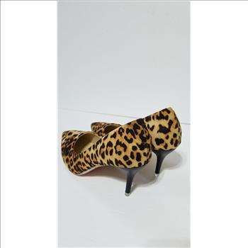 LEOPARD PRINT POINTED TOE HIGH HEELS- SIZE 9