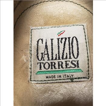 Vintage Galizio Torrezi Made in Italy Genuine Leather Brown Men's Loafers Sz 42/9-US