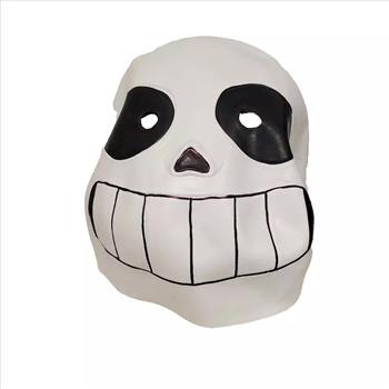 Cosplay Legend Undertale Sans Costume Latex Mask Adult Size