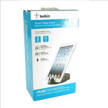 BELKIN - Power Tablet Stand - Power Bar with Surge Protect