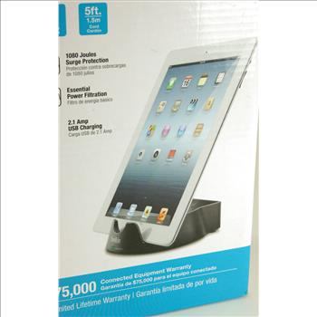 BELKIN - Power Tablet Stand - Power Bar with Surge Protect