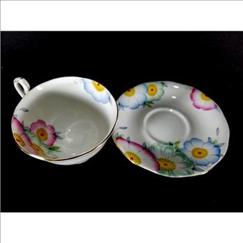 Queen Anne Bone China Tea Cup and Saucer