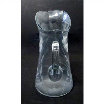  Vintage Hand Cut Crystal Pitcher