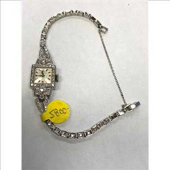 Movado Diamond & Platinum Watch $4,000.00