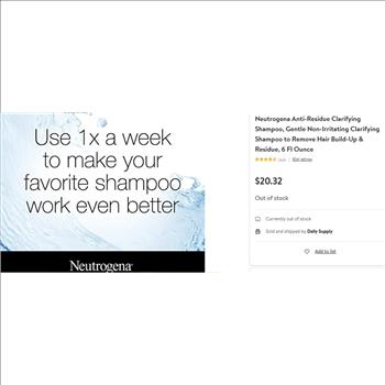 Neutrogena Anti-Residue Shampoo 12 Fl Oz