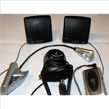 Assorted Mixed Electronics including Hearing Aid Speakers