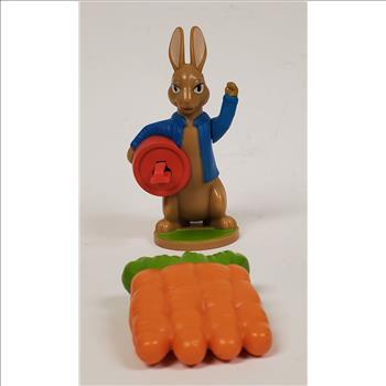 2018 McDonalds Peter Rabbit Carrots Launcher Happy Meal Toy Figure 4