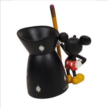 Disney Mickey Mouse Resin Pencil Holder Magic Hat Figure 6
