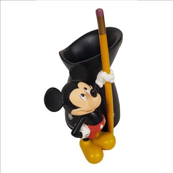 Disney Mickey Mouse Resin Pencil Holder Magic Hat Figure 6