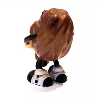 Vintage 1987 California Raisin Sax Player Rubber Figure 2.5