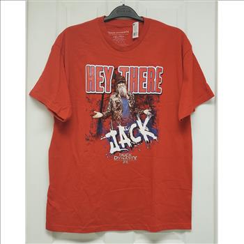 NWT Hey There Jack Duck Dynasty A&E Red 100% Cotton T-Shirt Sz XL Mexico AE99