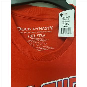 NWT Hey There Jack Duck Dynasty A&E Red 100% Cotton T-Shirt Sz XL Mexico AE99
