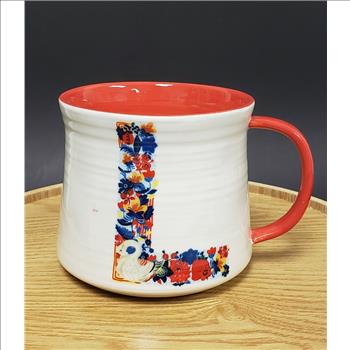 Anthropologie Floral Monogram 