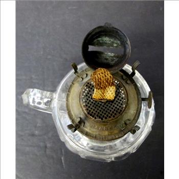 Antique Cable Font Finger Oil Lamp