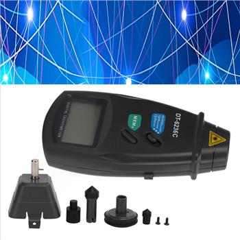DT6236C Non-Contact Digital LCD Laser Photo Tachometer RPM Tester Speed Meter