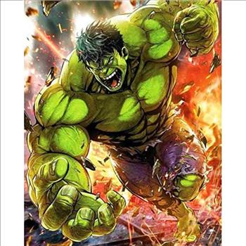 The Incredible HULK Canvas Art Poster Unframed 14