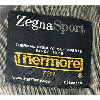 Zegna Sport Mens Wind & Rainproof Thermore Coat, XL