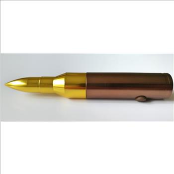 50 Caliber Bullet Shaped LED Flashlight-Bronze
