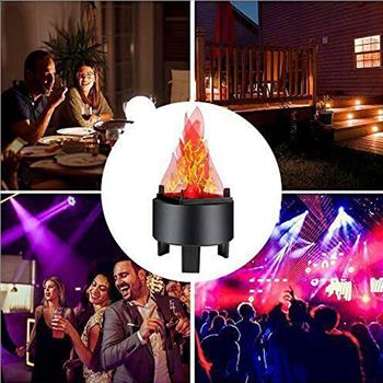 LED 3D Fake Fire Flame Light for Indoor Party Decoration