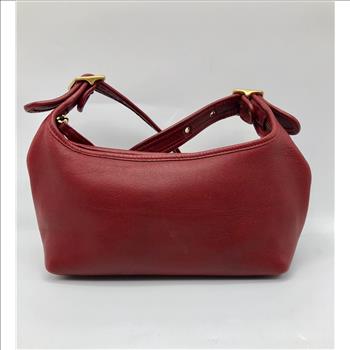 COACH Red Leather Hobo Bag