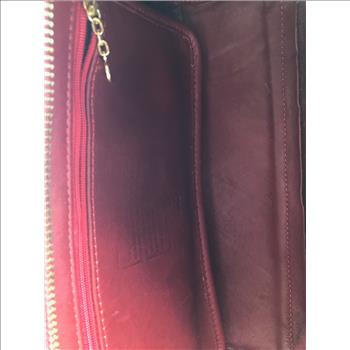 COACH Red Leather Hobo Bag