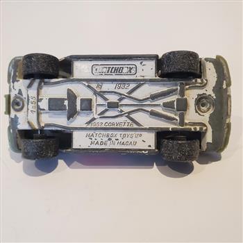 Vintage 1982 Matchbox 1962 Corvette Blue Flame 39 White 1:58 Macau