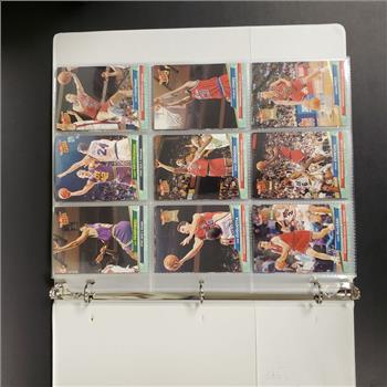 Vintage 1992-93 Fleer NBA Basketball Trading Card Lot of 57 Pcs