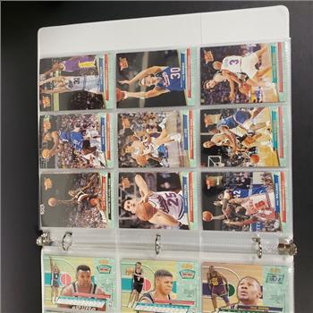 Vintage 1992-93 Fleer NBA Basketball Trading Card Lot of 57 Pcs