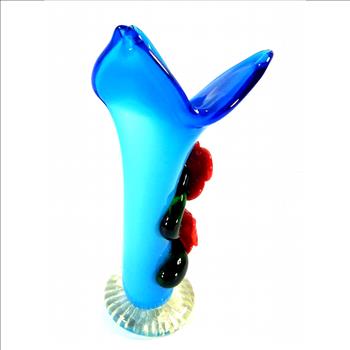 Art Deco Bohemia Glass Vase