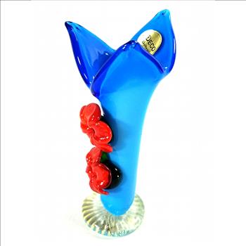 Art Deco Bohemia Glass Vase