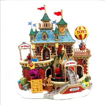 Christmas - LeMax Collectable Christmas Toy Castle - Animated with Music and Lights