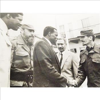 5 RARE 1980's Original Glossy Pictures of Fidel Castro of Cuba