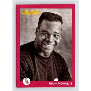1991 Leaf Studio #40 Frank Thomas Chicago White Sox Raw Vintage HOF Trading Card