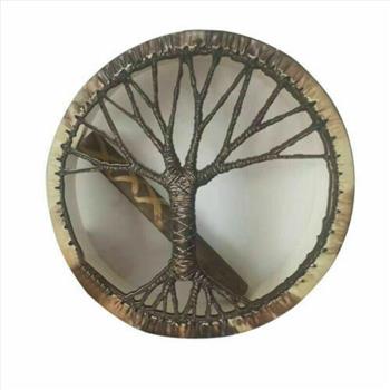 Shaman Drum Siberian Drum Spiritual Music Drum with Tree of Life Handmade Craft