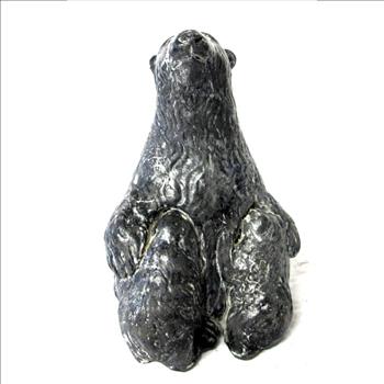 Vintage Wolf Original Inuit Sculpture