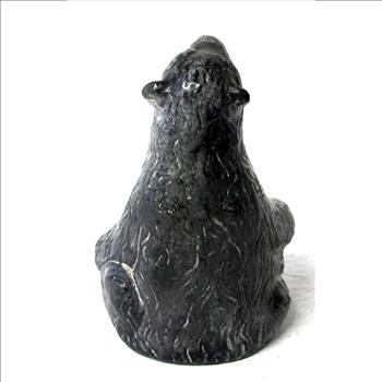 Vintage Wolf Original Inuit Sculpture