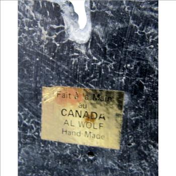 Vintage Wolf Original Inuit Sculpture