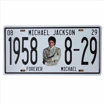 Forever Michael Jackson License Plate