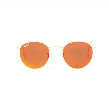 Ray Ban Sunglasses New Model 3447 - Retail $204.00 - Gold Frame Orange Mirror Lens