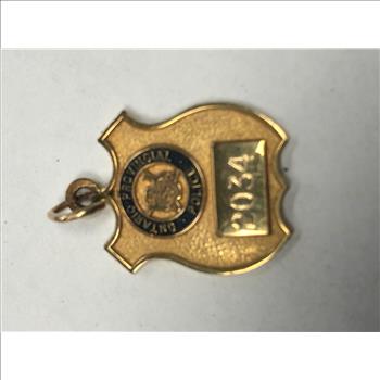 10 Kt Gold 1994 Police Pendant