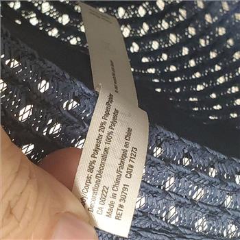 Ladies Sears Jessica Navy Blue Cloche Hat Size 5 New Old Stock