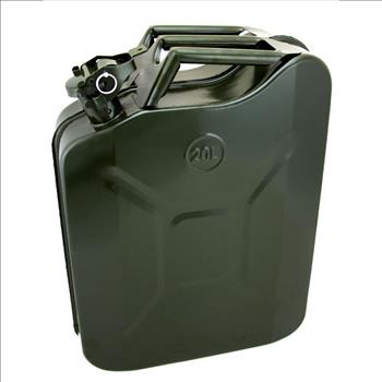 5 Gallon Jerry Can Gas Fuel Steel Tank Green Military NATO Style 20L Storage Can