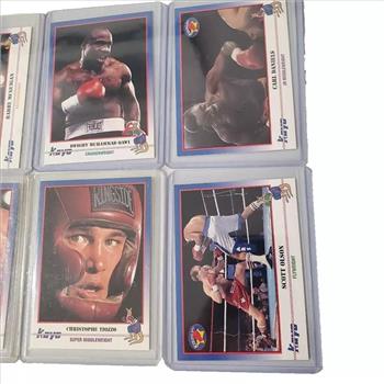 Lot of 50+ Kayo 1990 Various Vintage Boxing Trading Cards