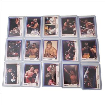 Lot of 50+ Kayo 1990 Various Vintage Boxing Trading Cards